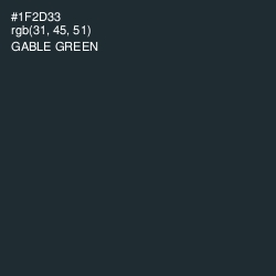 #1F2D33 - Gable Green Color Image